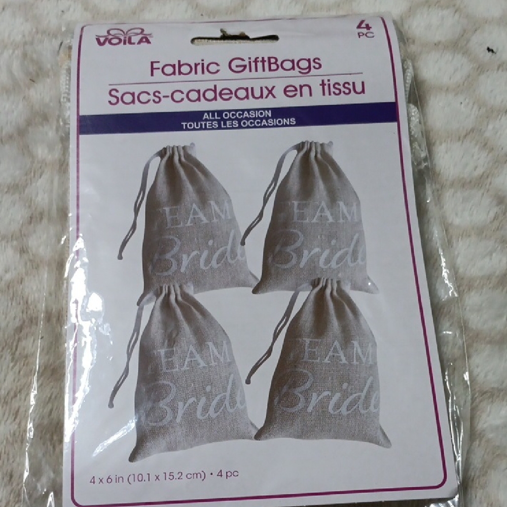 Voila Fabric Gift Bags - Team Bride